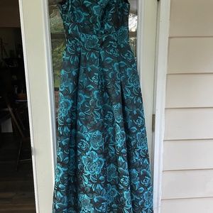 Slate and Willow Blue Simonetta Gown